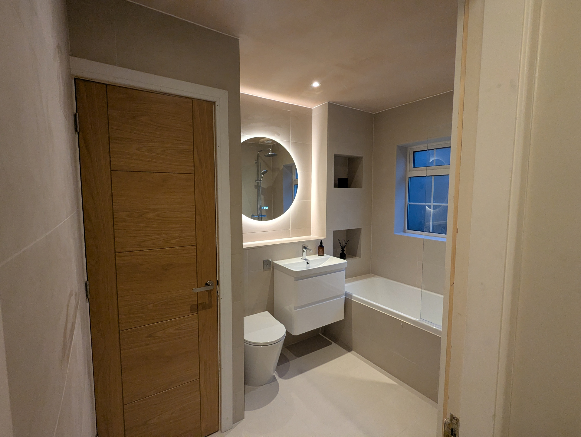 Luxury bathroom renovation completed by Central One