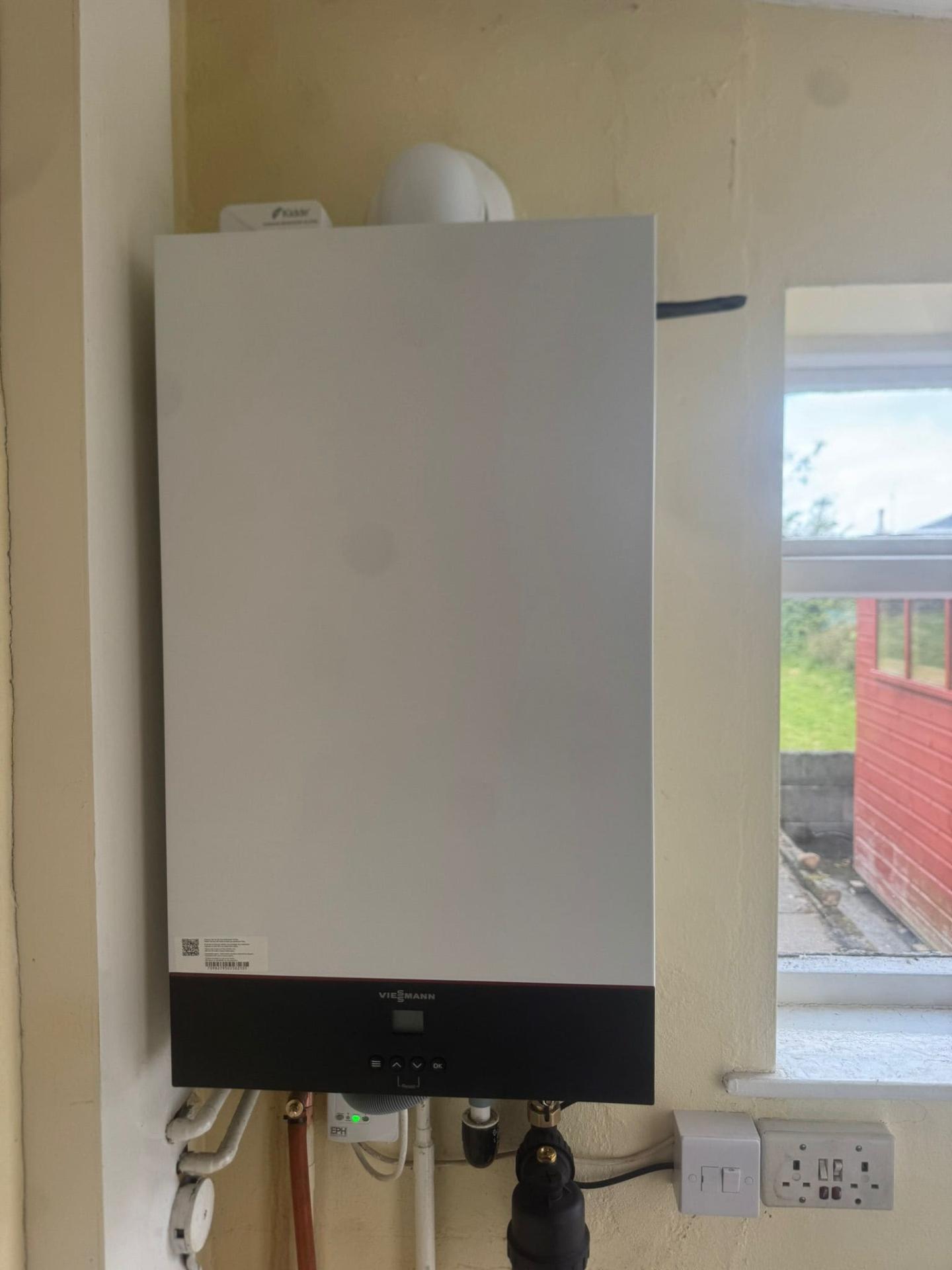 New radiator installation by Central One plumbing in Nuneaton